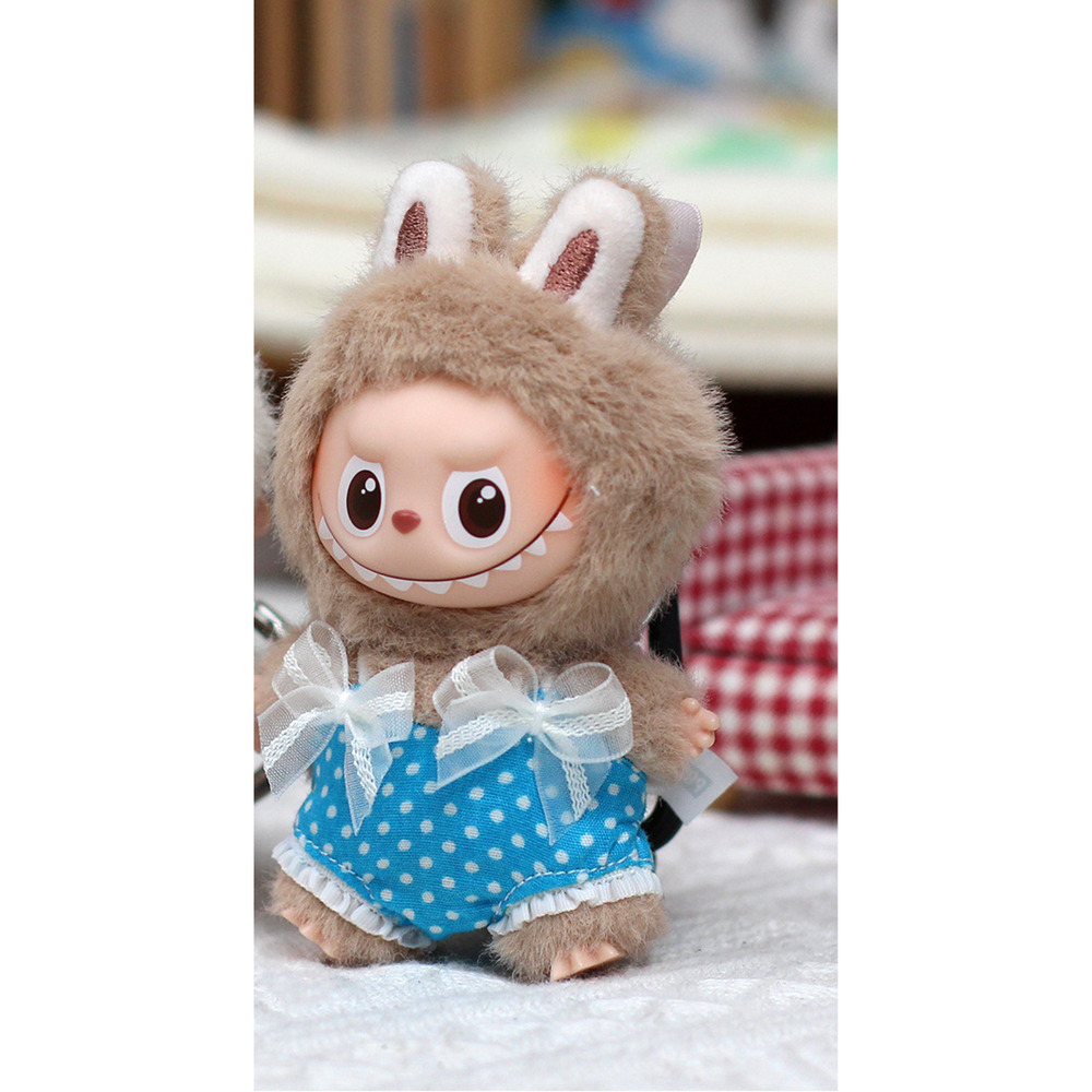 Labubu 3inch bag charm clothes outfits - TZ47